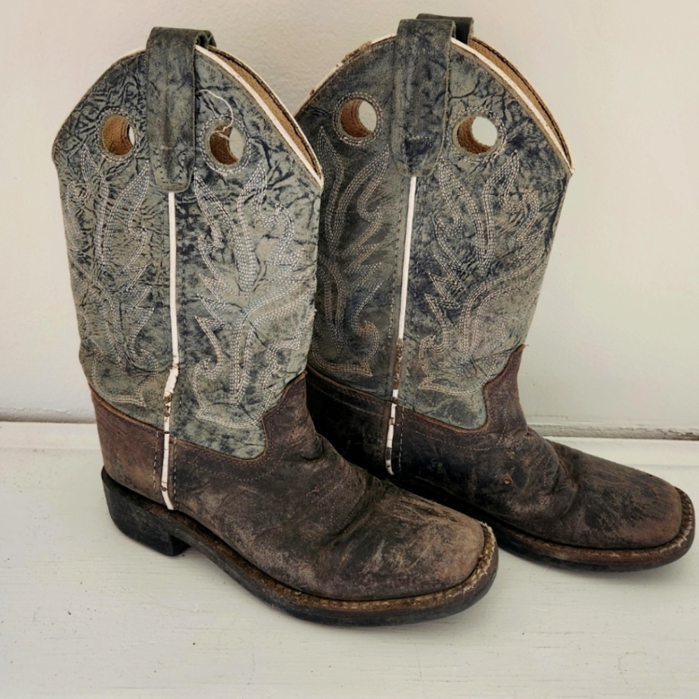 Old West Kids Cowboy Boots Size 13 Little Kid